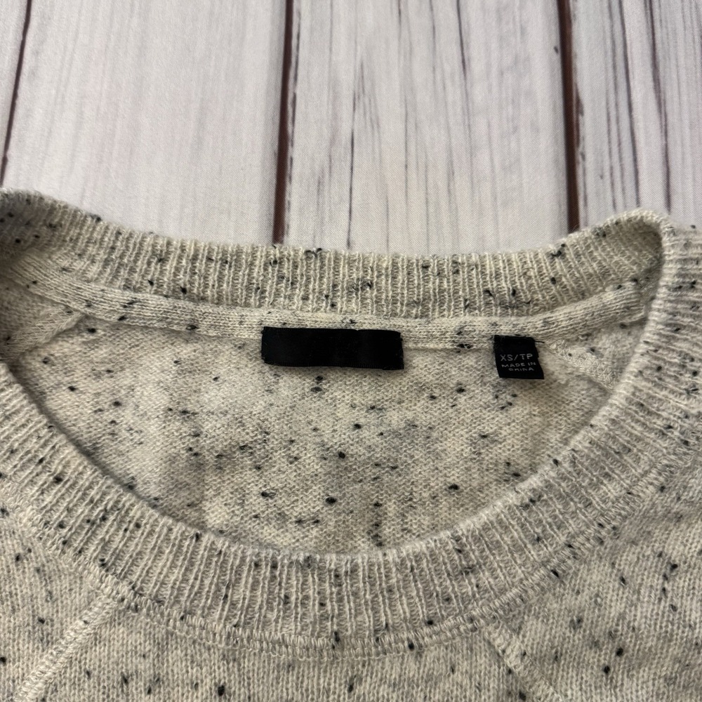 ATM Anthony Thomas Melillo Womens Cashmere Beige‎ Speck Lightweight Sweater XS - Picture 2 of 8